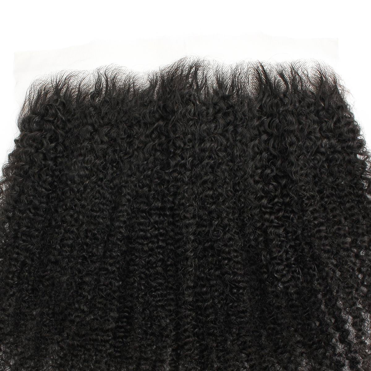 Afro Kinky 13x6 HD Lace Human Hair Frontal by Private Label