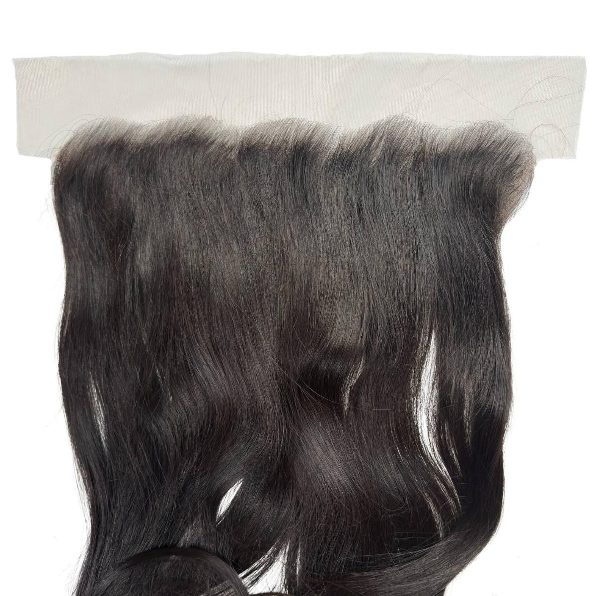 45" Raw Straight 13x6 HD Lace Human Hair Frontal by Private Label