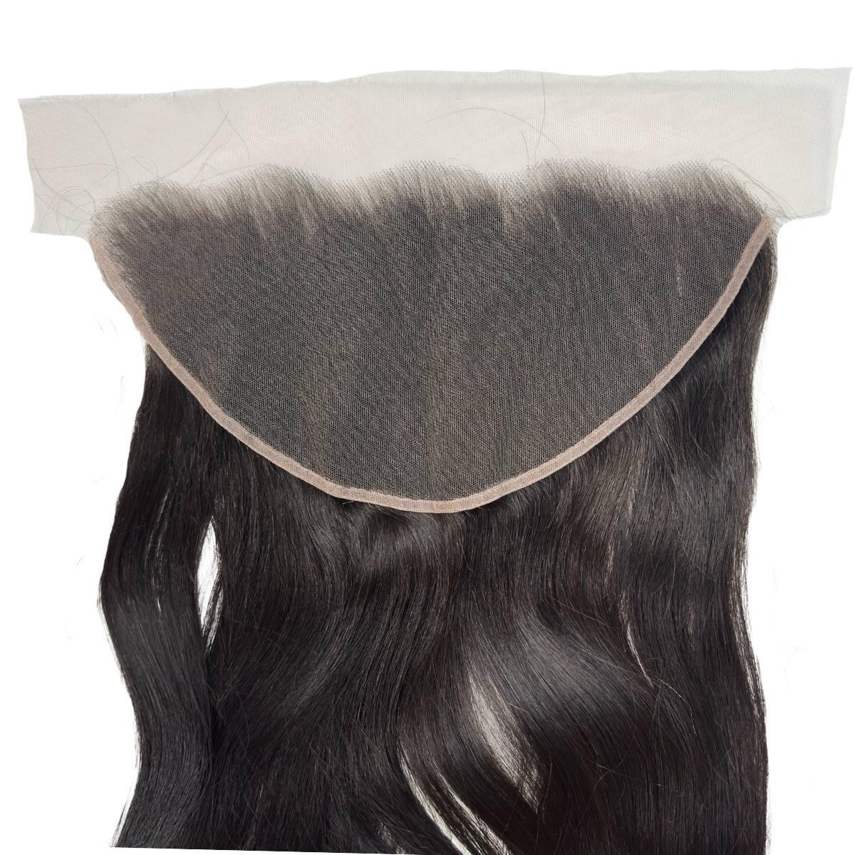 45" Raw Straight 13x6 HD Lace Human Hair Frontal by Private Label
