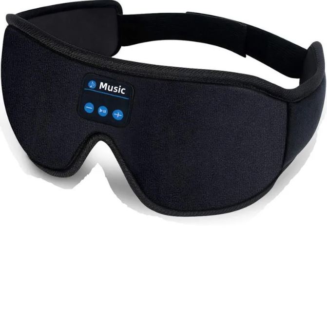 3D Eye Mask Bluetooth 50 Unlimited Music Stereo by Ovriluxe Enterprises llc