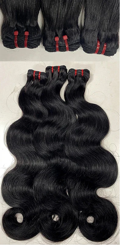 15A Double Drawn Body Wave Vietnamese Raw Hair Bundles | 18 20 22 Inch Human Hair Extensions | Virgin Hair Weave by Luxegan