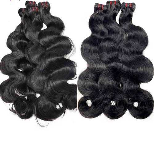 15A Double Drawn Body Wave Vietnamese Raw Hair Bundles | 18 20 22 Inch Human Hair Extensions | Virgin Hair Weave by Luxegan